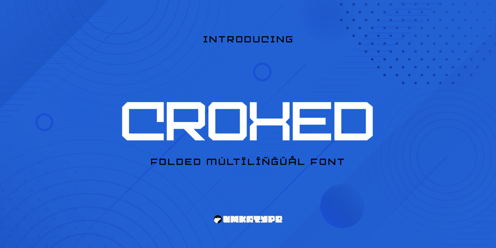 Croxed font