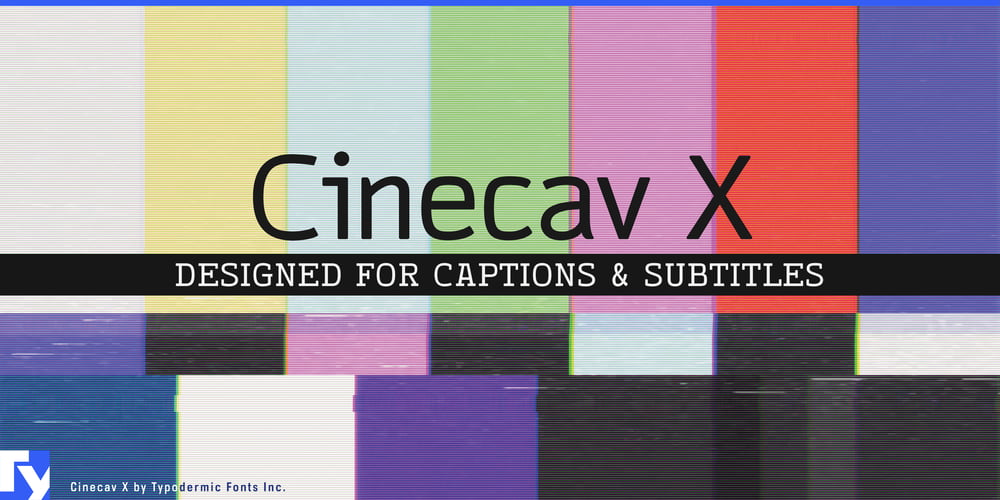 Cinecav X font