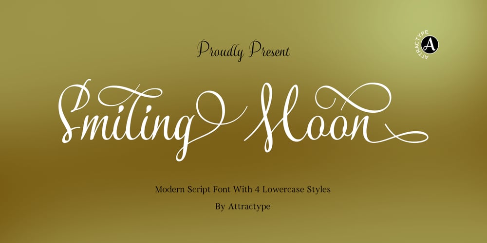 Smiling Moon font
