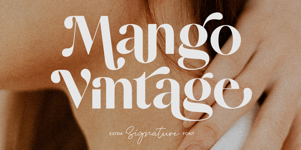 Mango Vintage font