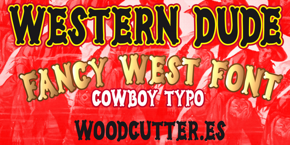 Western Dude font