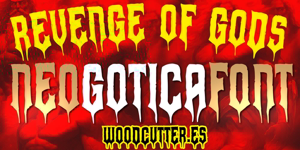 Revenge of Gods font