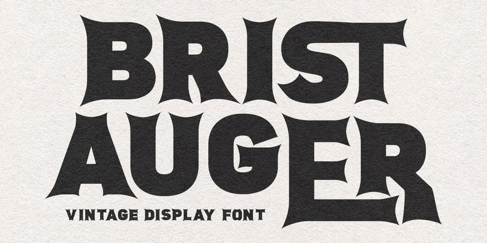 MC Brist Auger font