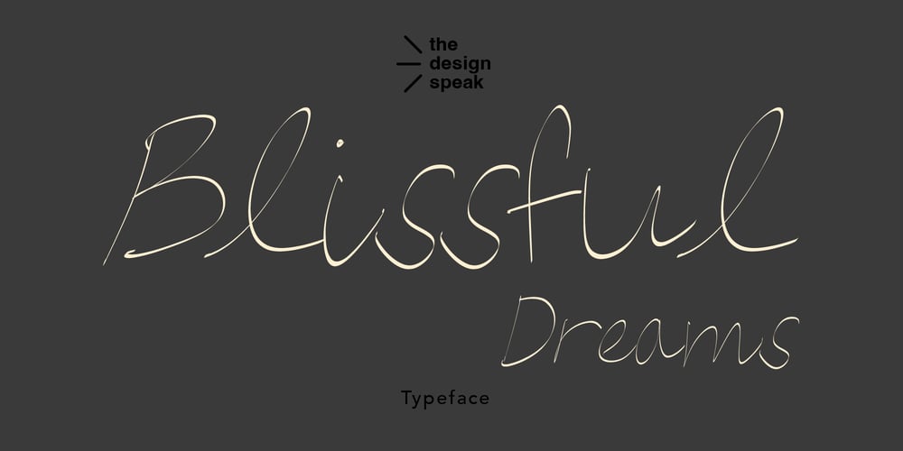 Blissful Dreams font