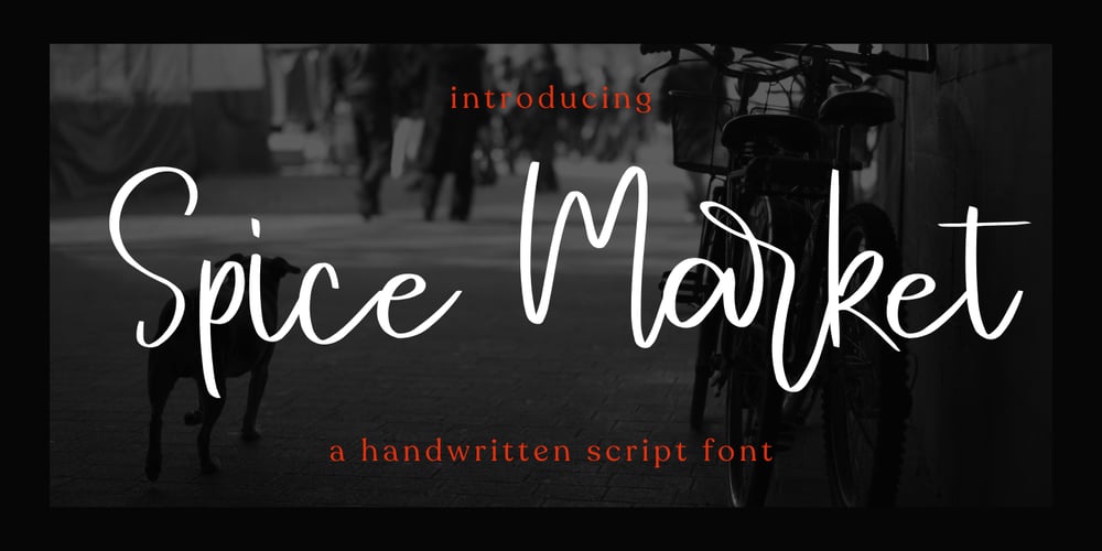 Spice Market font