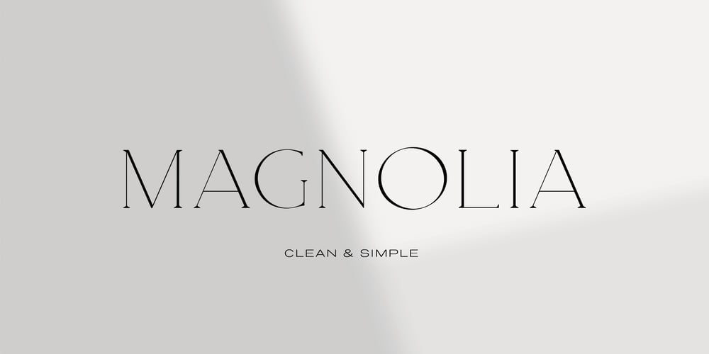 Magnolia Serif font