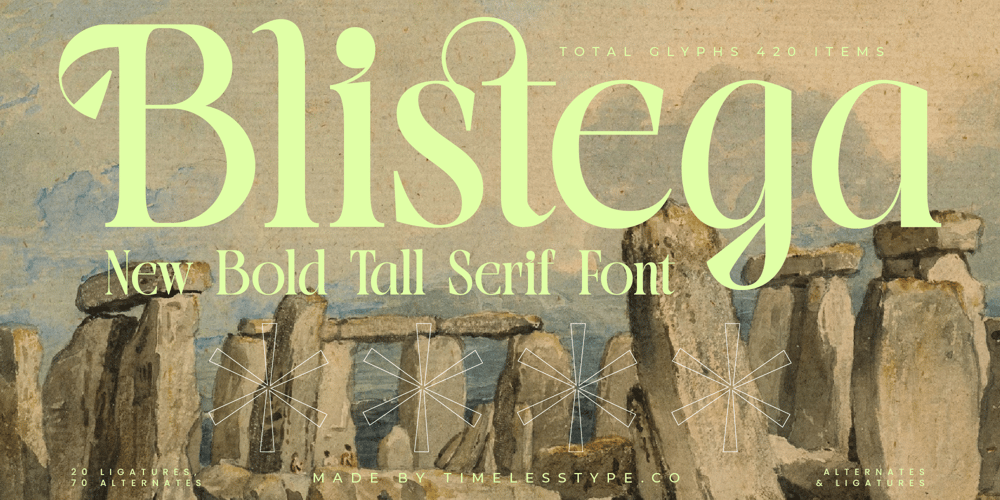 Blistega font