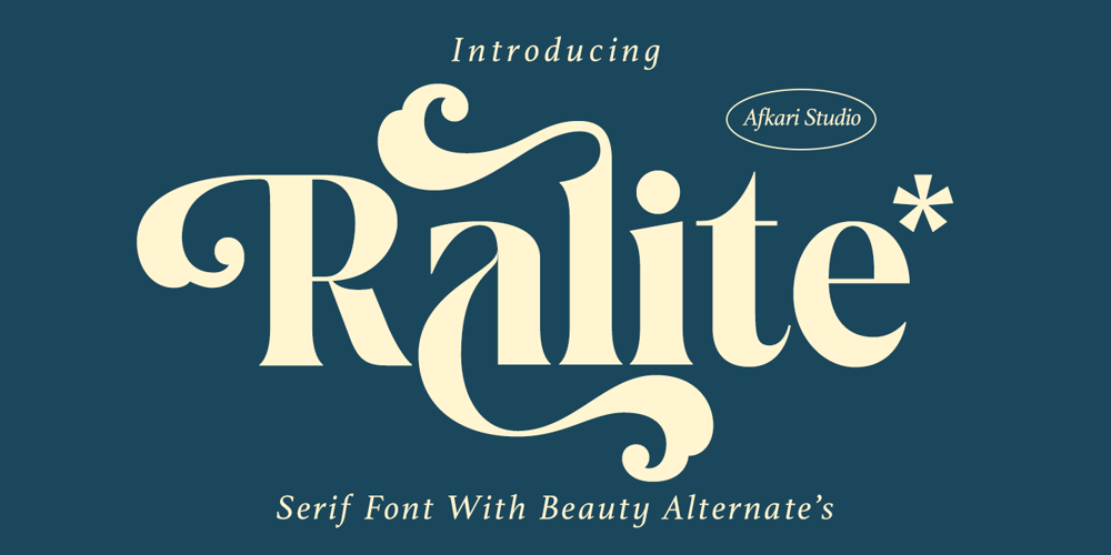 Ralite font