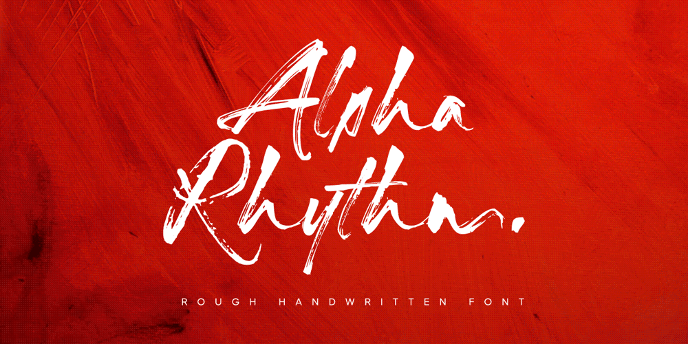Alpha Rhythm font