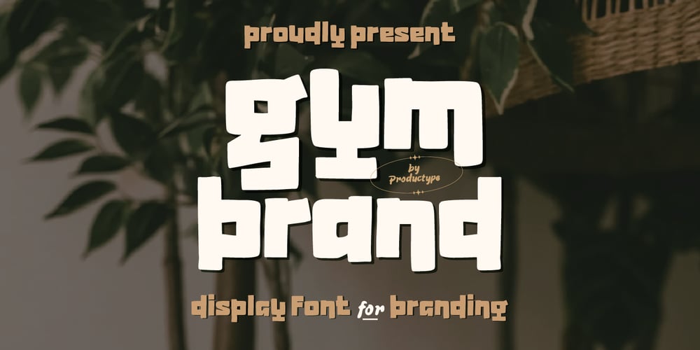 Gymbrand font