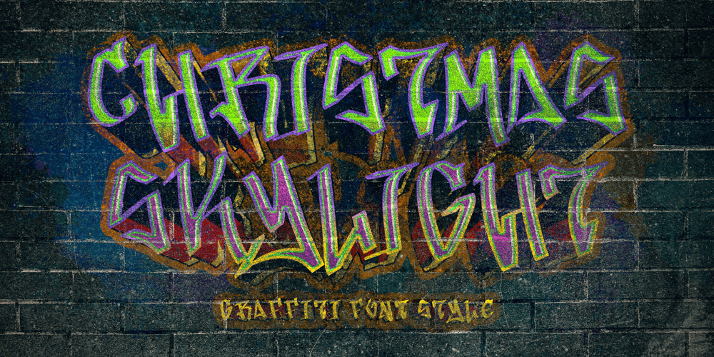 Christmas Skylight font