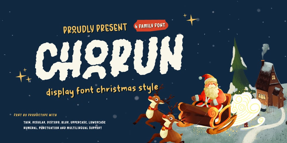 Chorun font