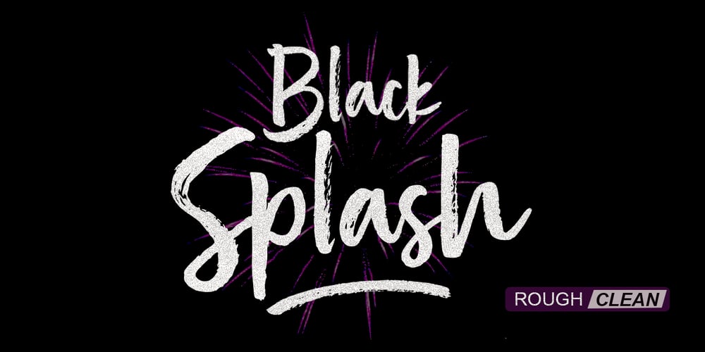 Black Splash font