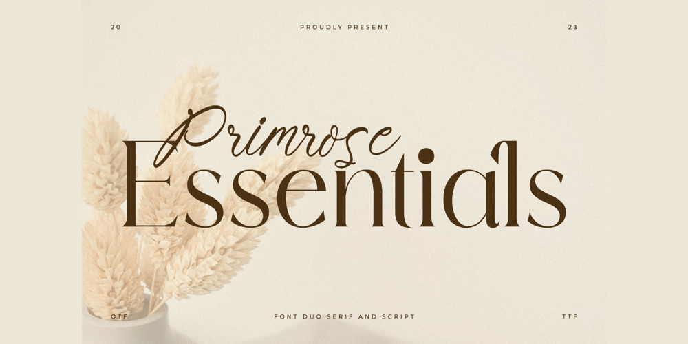 Primrose Essentials Script font