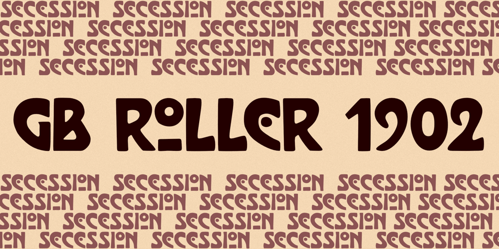 GB Roller 1902 font