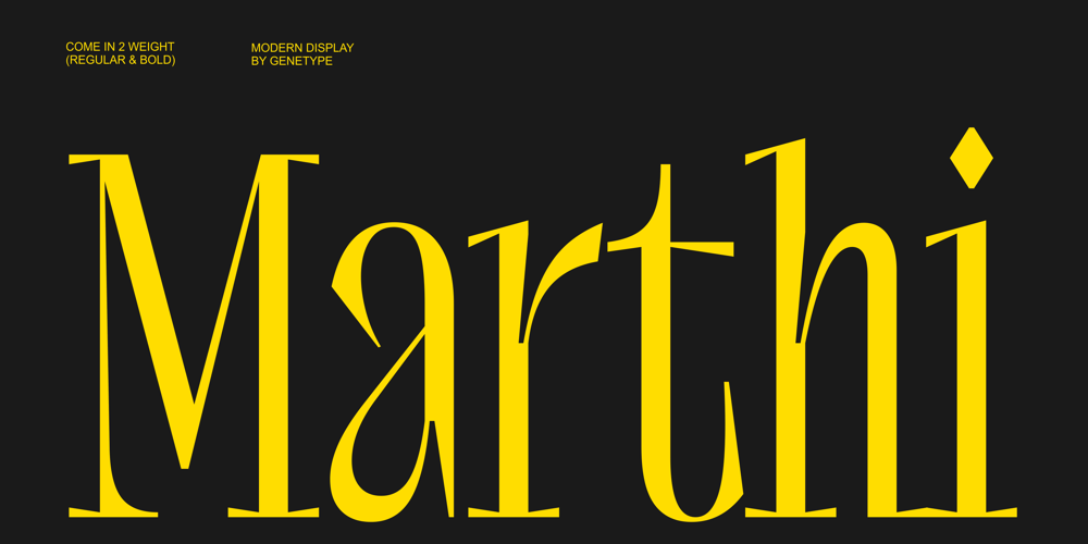 Marthi font