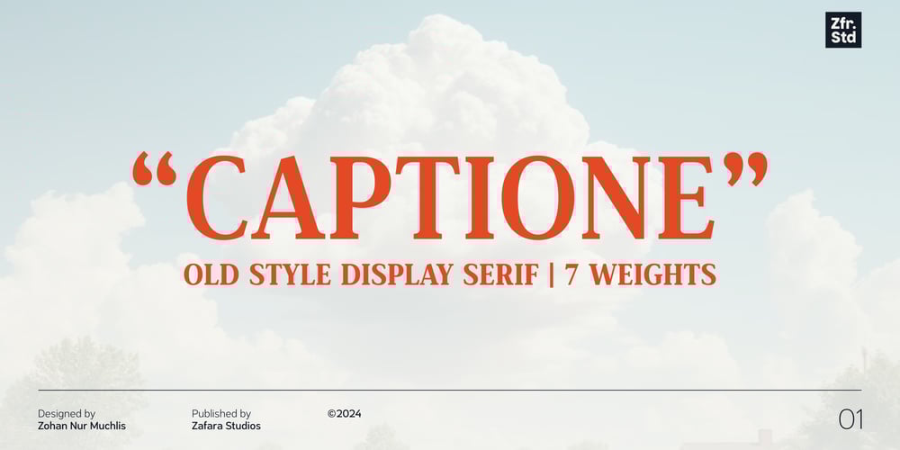 Captione font