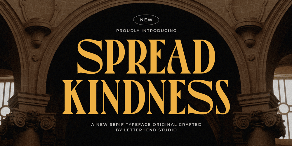 Spread Kindness font