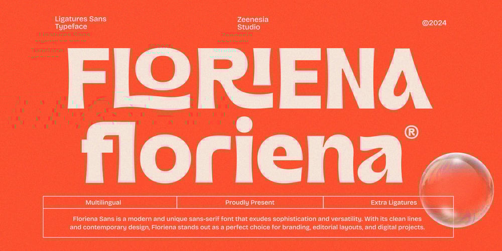 Floriena font