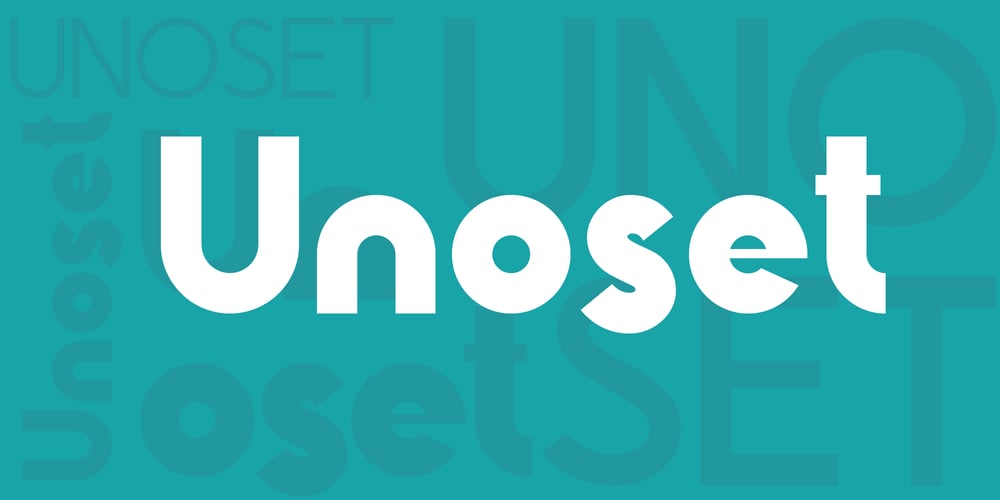 Unoset font