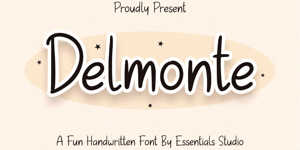 Delmonte font