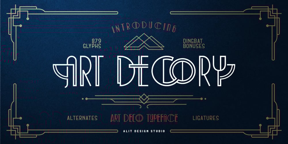 Art Decory font
