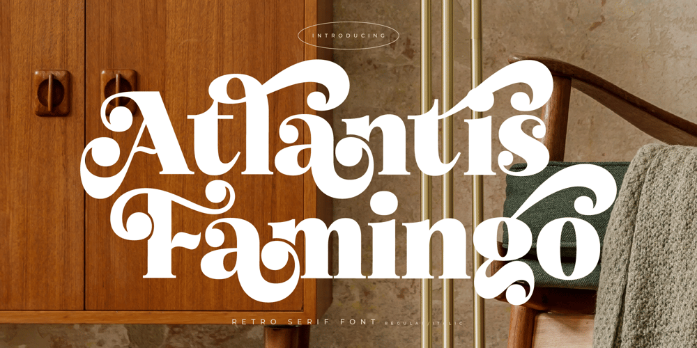 Atlantis Famingo font