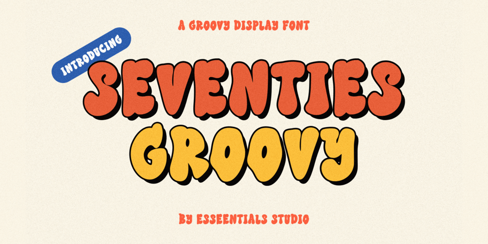 Seventies Groovy font