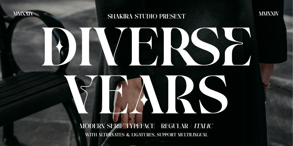 Diverse Vears font