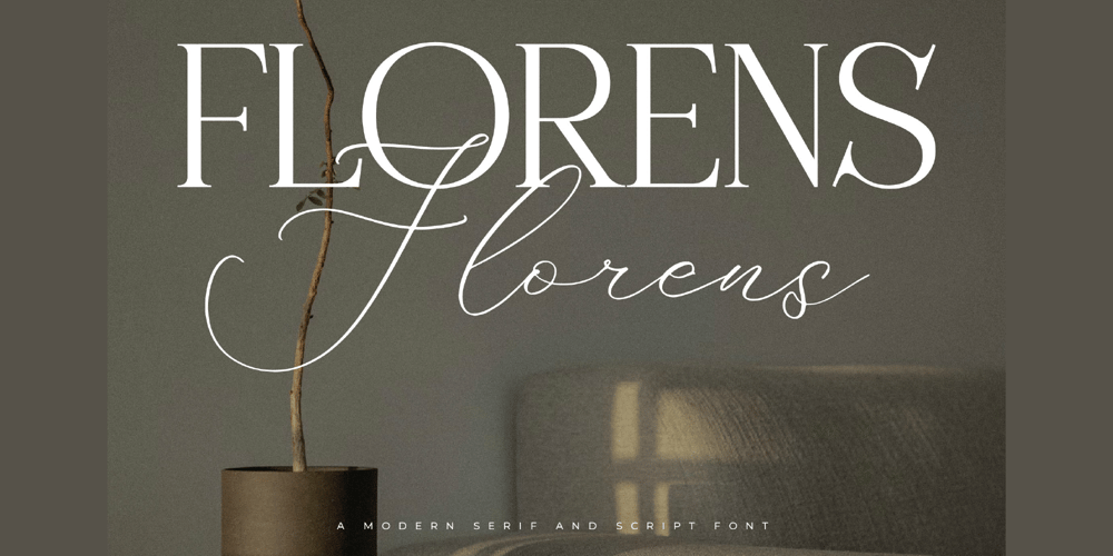 Florens Script font