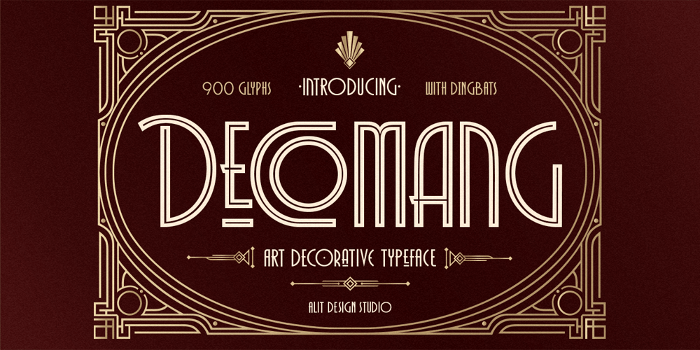 Decomang font