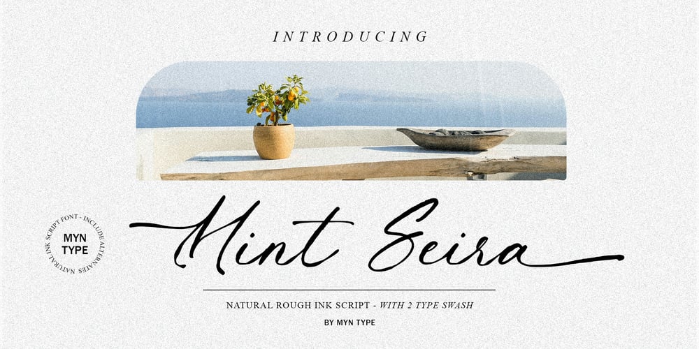 Mint Seira font