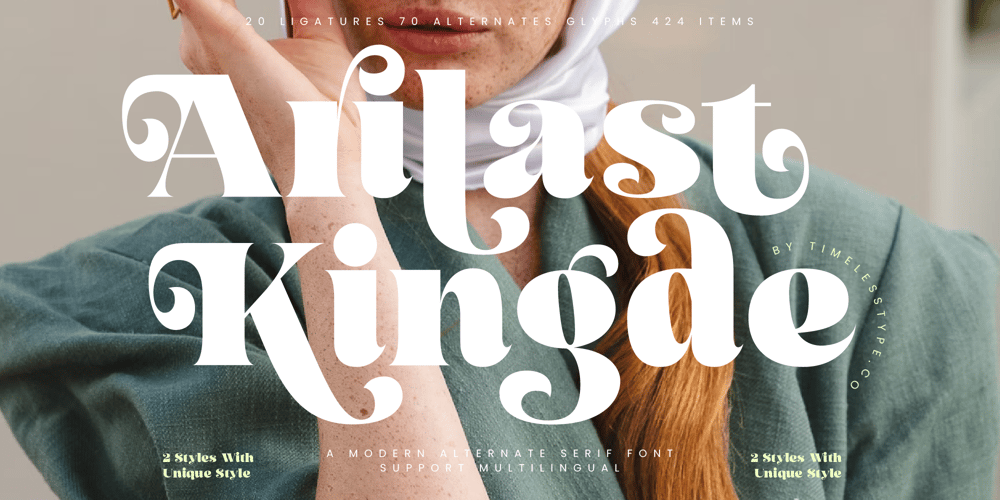 Arilast Kingde font