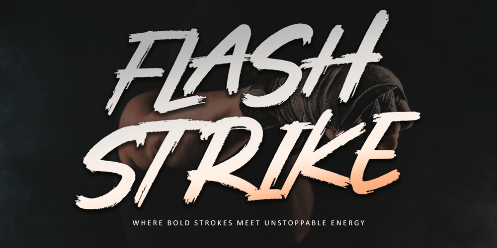 Flashstrike font