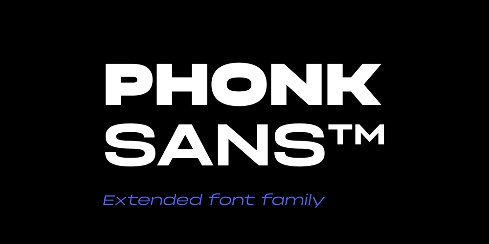 Phonk Sans font