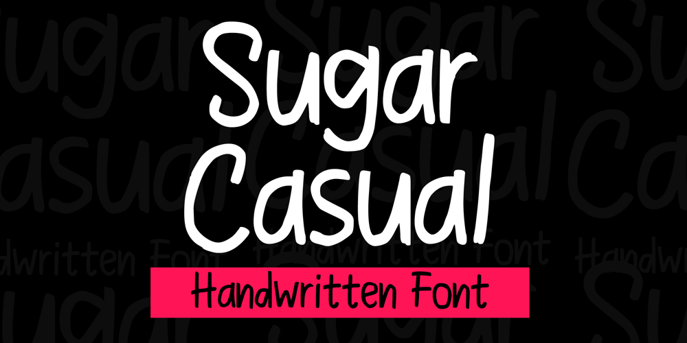 Sugar Casual font