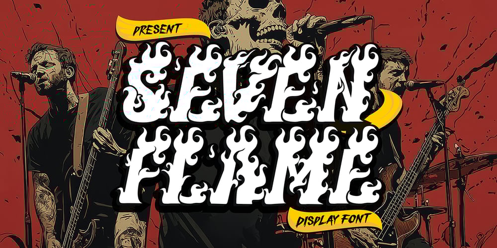Seven Flame font