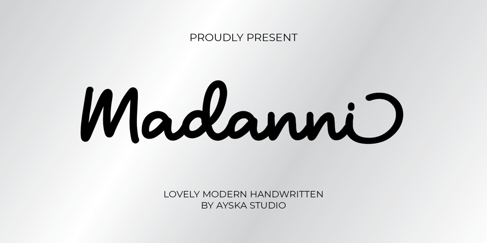 Madanni font