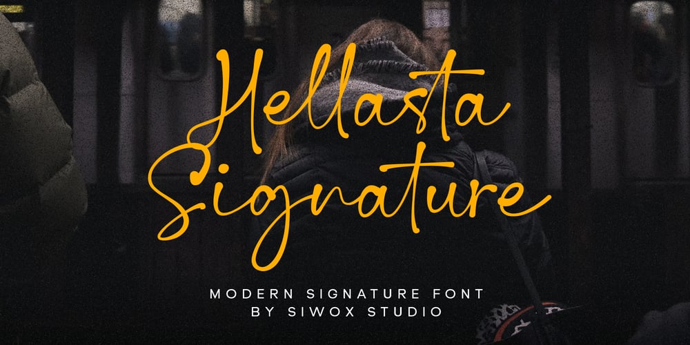 Hellasta Signature font