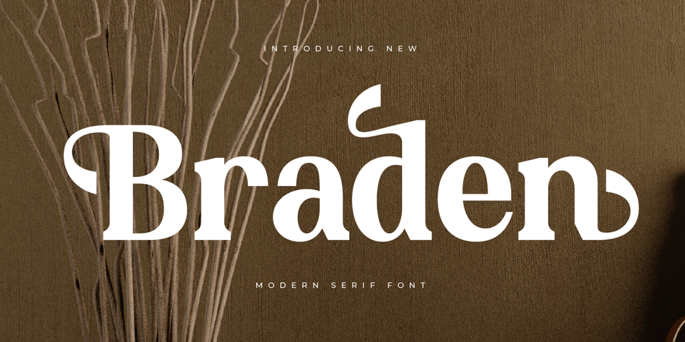 Braden font