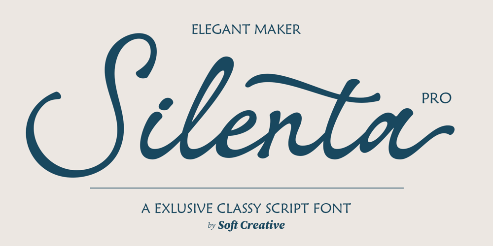 Silenta font