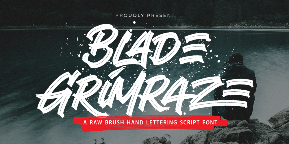 Grimraze Script font