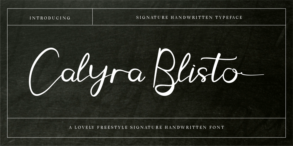 CF Calyra Blisto font