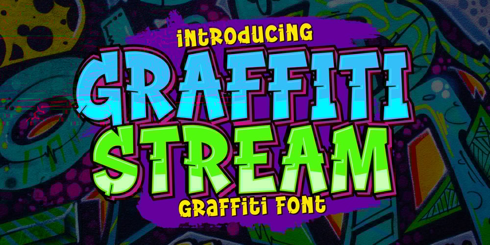 Graffiti Stream font