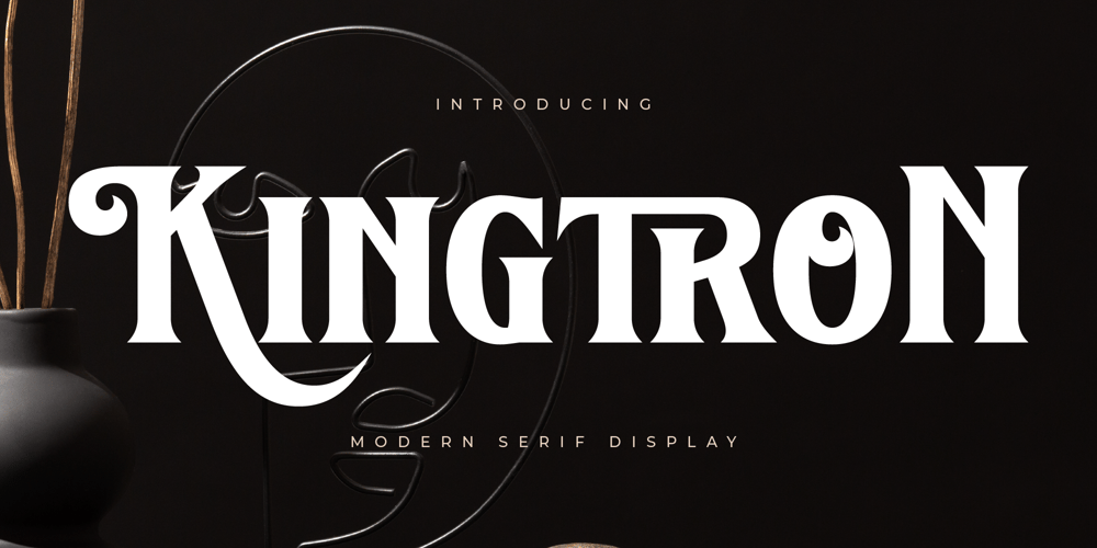 Kingtron font