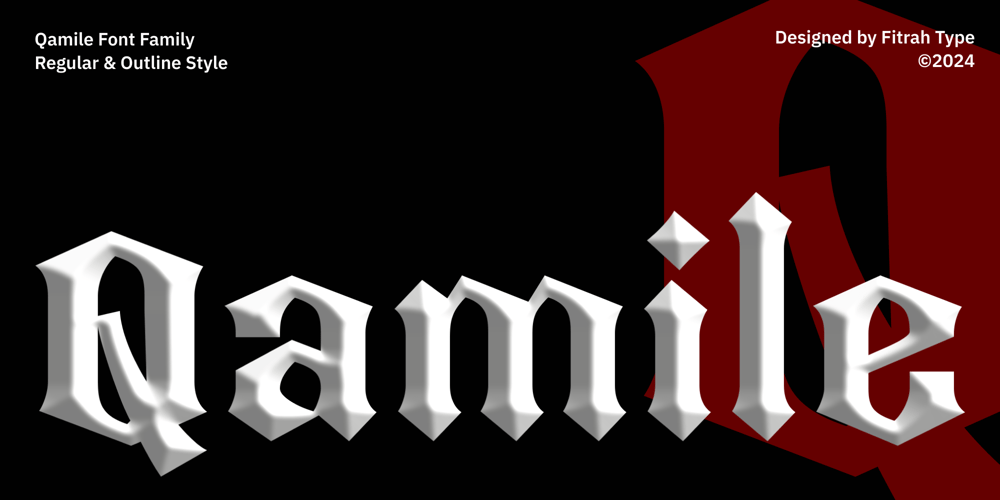 Qamile Gothic font