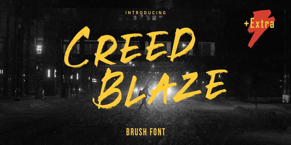 Creed Blaze font