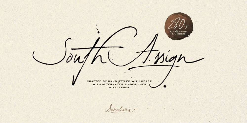 South Assign font