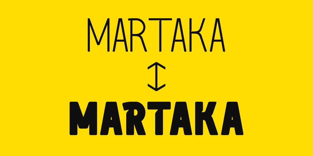 Martaka font