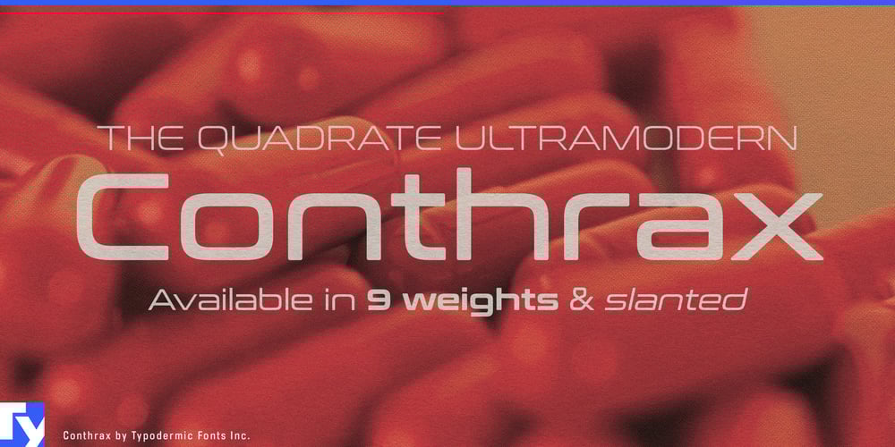 Conthrax font